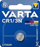 VARTA Batterien Knopfzelle CR1/3N, 1 Stück, Lithium Coin, 3V, kindersichere Verpackung, für elektronische Kleingeräte - Autoschlüssel, Fernbedienungen, Waagen